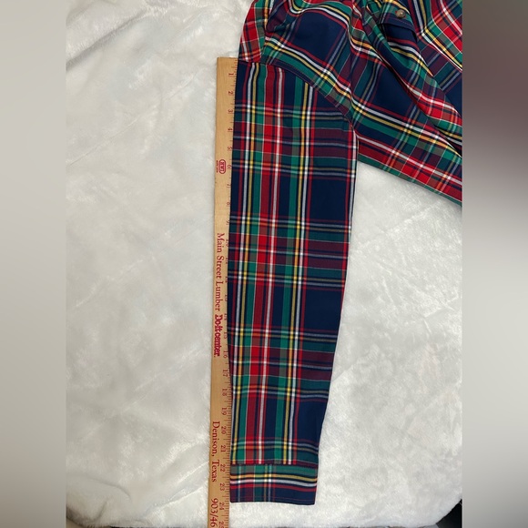 Nautica Plaid Button Down Shirt Boys XL 18/20 - Picture 9 of 10